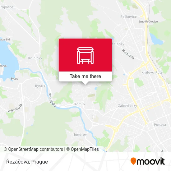 Карта Řezáčova