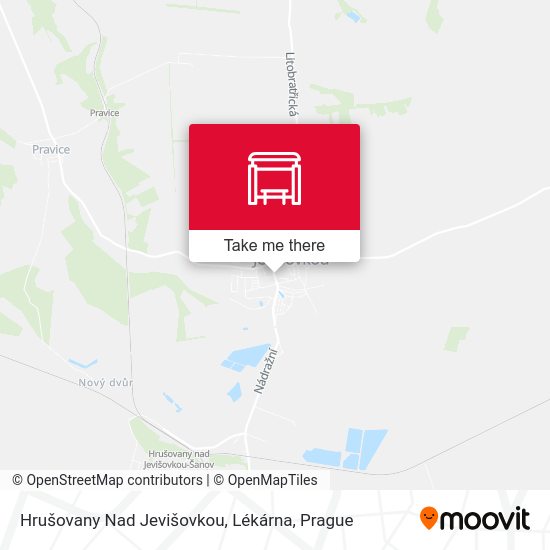 Hrušovany Nad Jevišovkou, Lékárna map