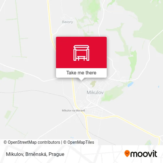 Карта Mikulov, Brněnská