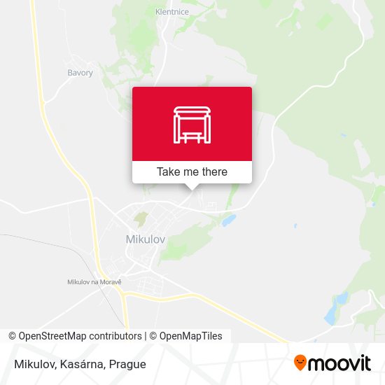 Mikulov, Kasárna map