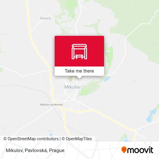 Mikulov, Pavlovská map