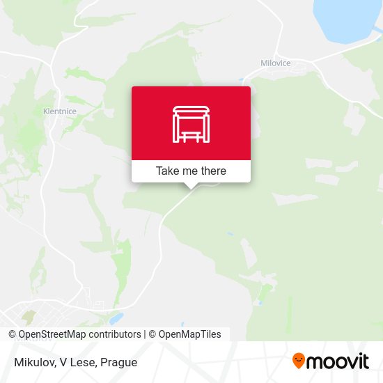 Карта Mikulov, V Lese