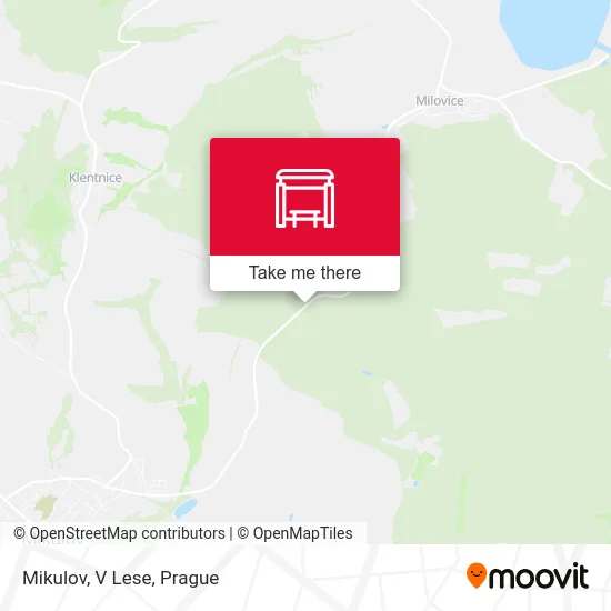 Карта Mikulov, V Lese