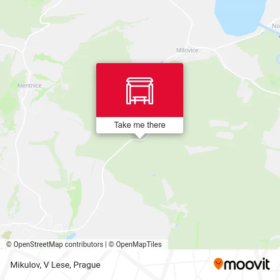 Карта Mikulov, V Lese