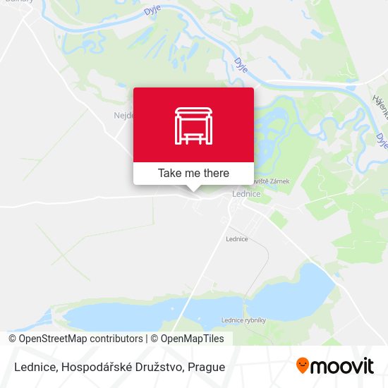 Lednice, Hospodářské Družstvo map