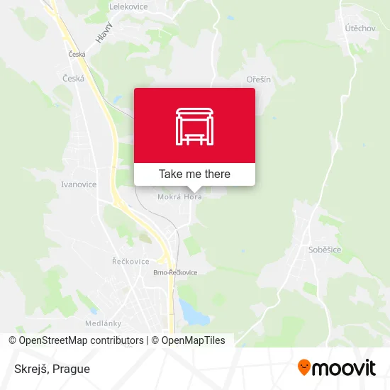 Карта Skrejš