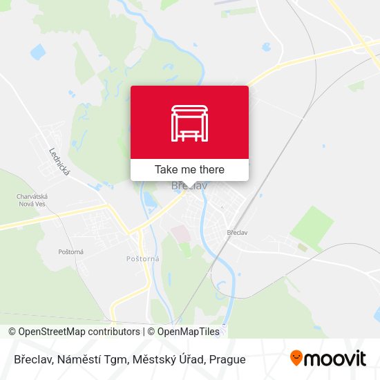 Břeclav, Náměstí Tgm, Městský Úřad map