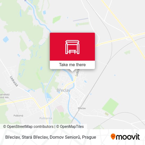 Břeclav, Stará Břeclav, Domov Seniorů map