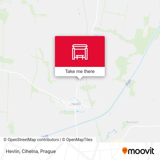 Карта Hevlín, Cihelna