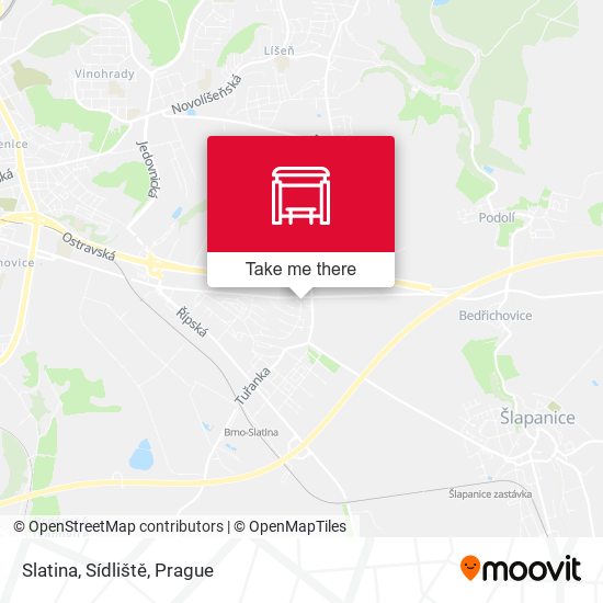 Slatina, Sídliště map
