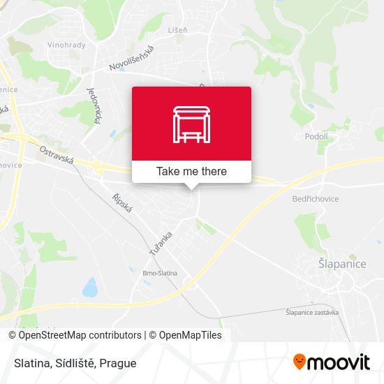 Slatina, Sídliště map