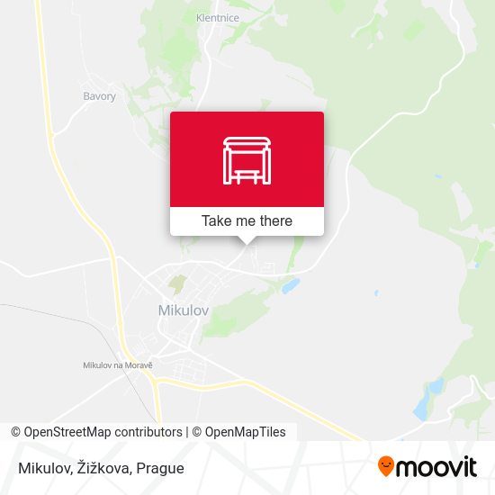 Mikulov, Žižkova map