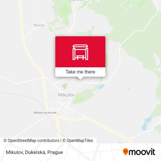 Mikulov, Dukelská map