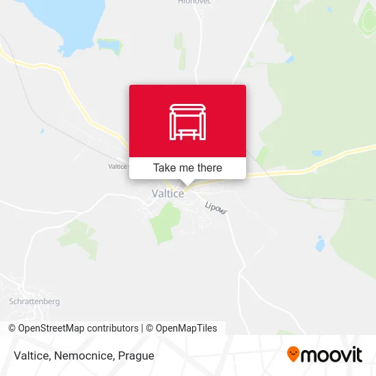 Карта Valtice, Nemocnice