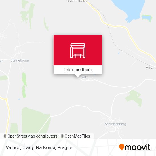 Valtice, Úvaly, Na Konci map