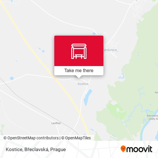 Kostice, Břeclavská map