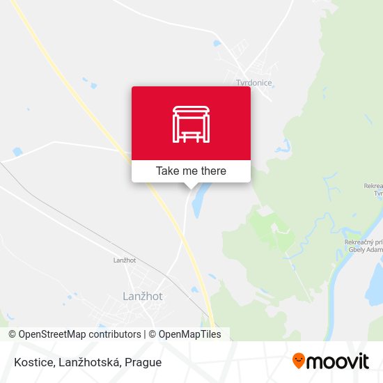 Kostice, Lanžhotská map