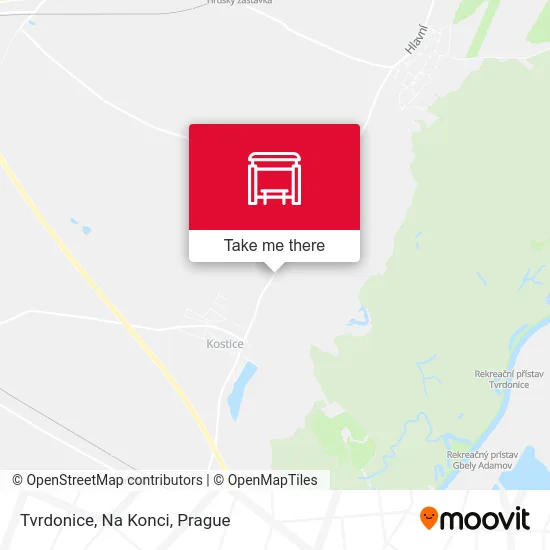 Карта Tvrdonice, Na Konci