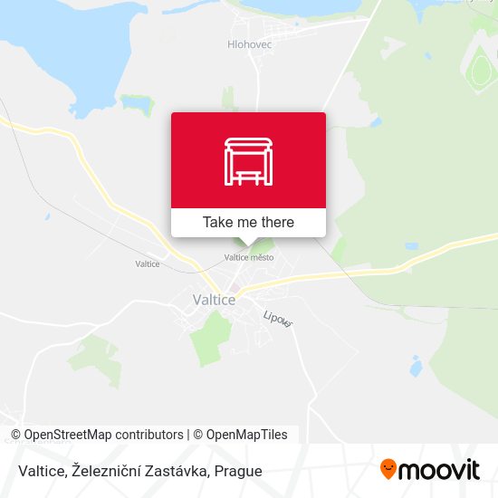 Valtice, Železniční Zastávka map