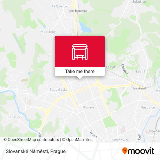 Slovanské Náměstí map