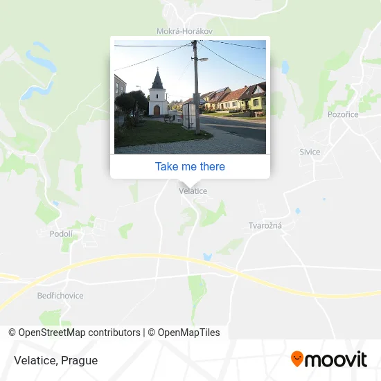 Карта Velatice