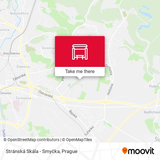 Stránská Skála - Smyčka map
