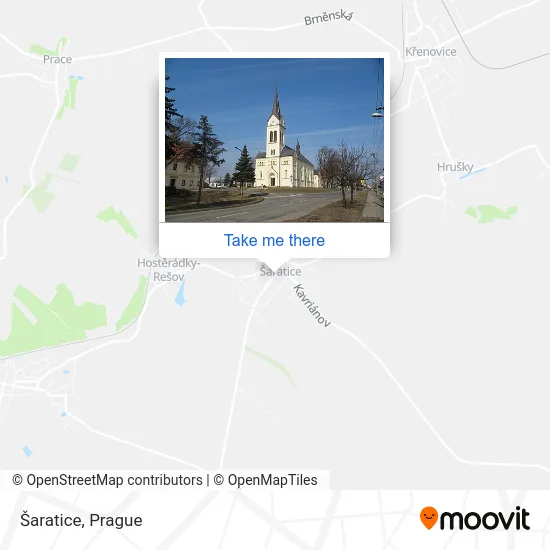 Карта Šaratice