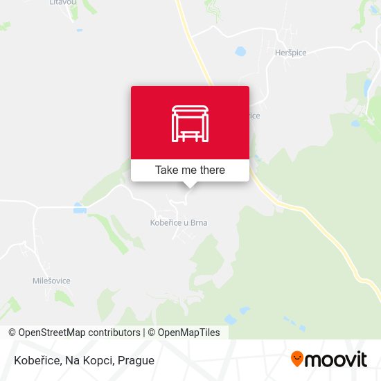 Kobeřice, Na Kopci map