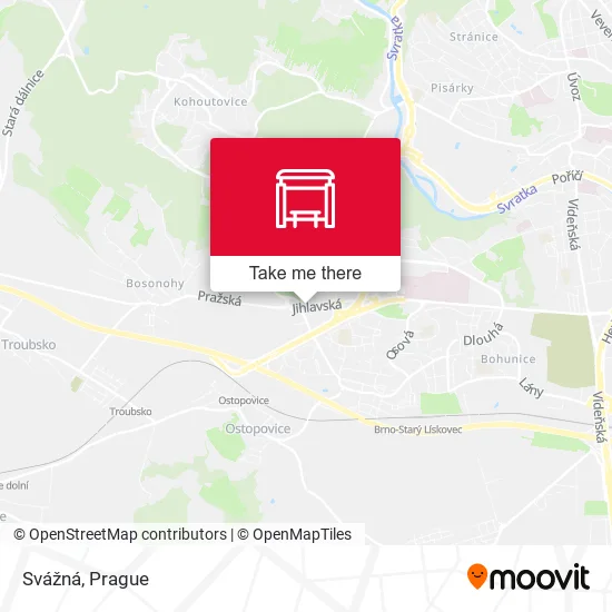 Карта Svážná