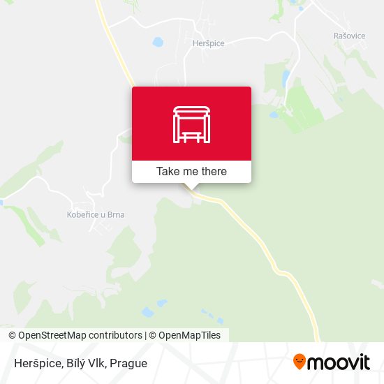 Heršpice, Bílý Vlk map