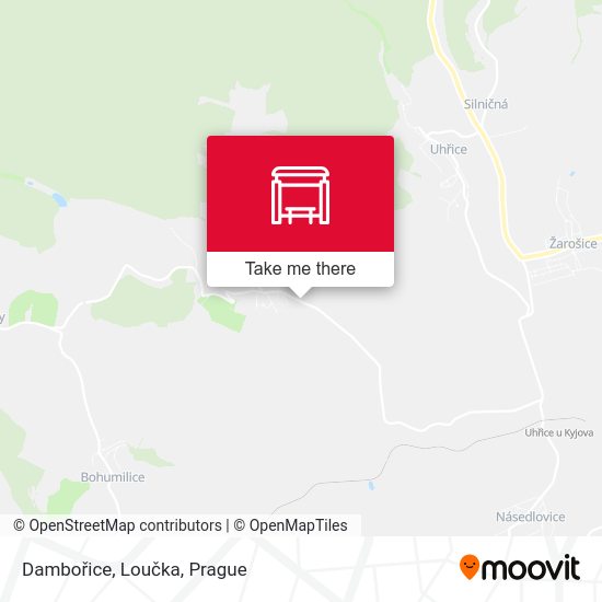 Dambořice, Loučka map