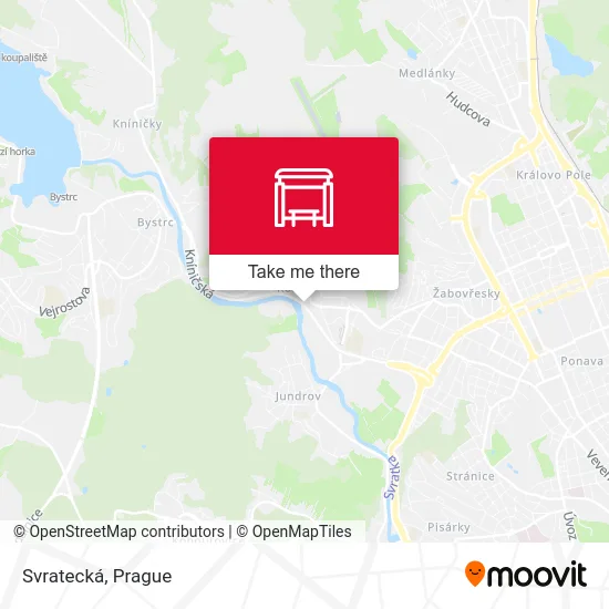 Карта Svratecká