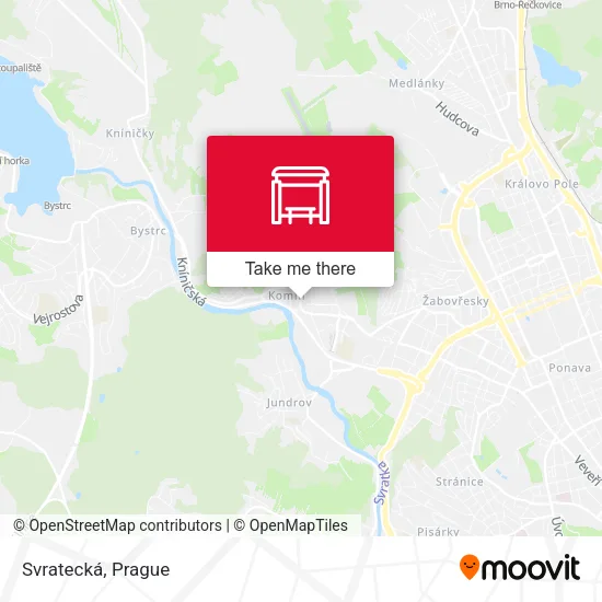 Карта Svratecká