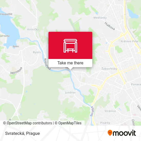 Карта Svratecká