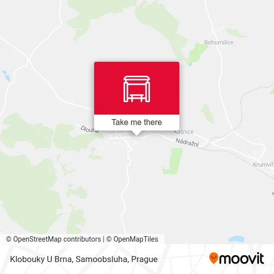Карта Klobouky U Brna, Samoobsluha