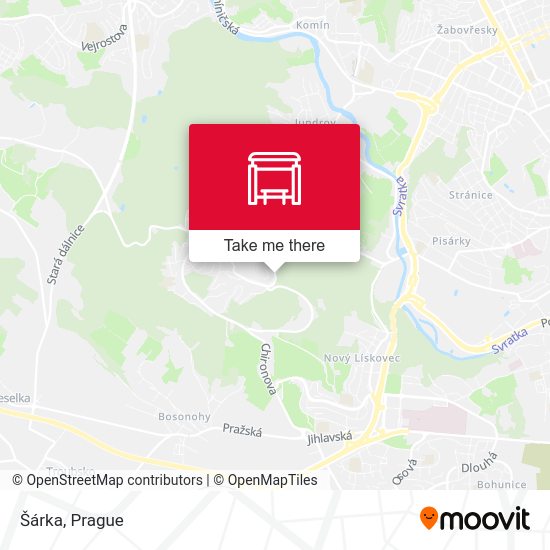 Карта Šárka