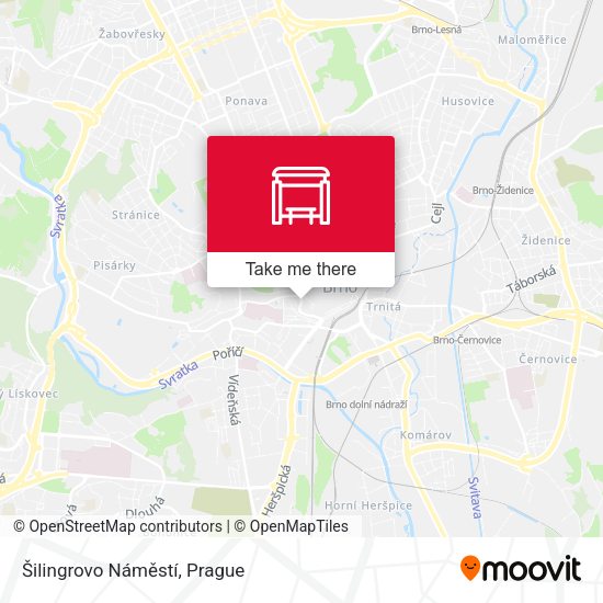 Šilingrovo Náměstí map