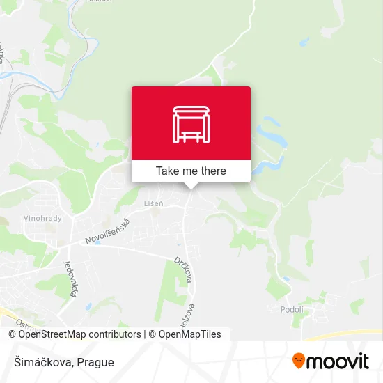 Карта Šimáčkova