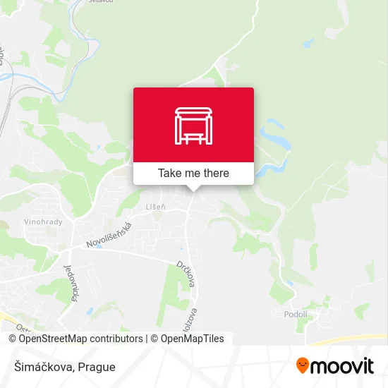 Карта Šimáčkova