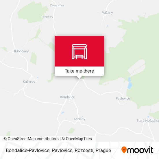 Bohdalice-Pavlovice, Pavlovice, Rozcestí map