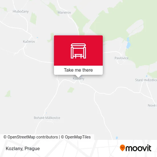 Карта Kozlany
