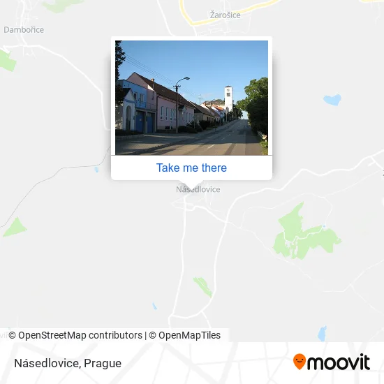 Карта Násedlovice