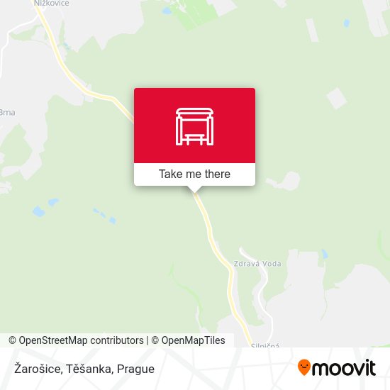 Žarošice, Těšanka map