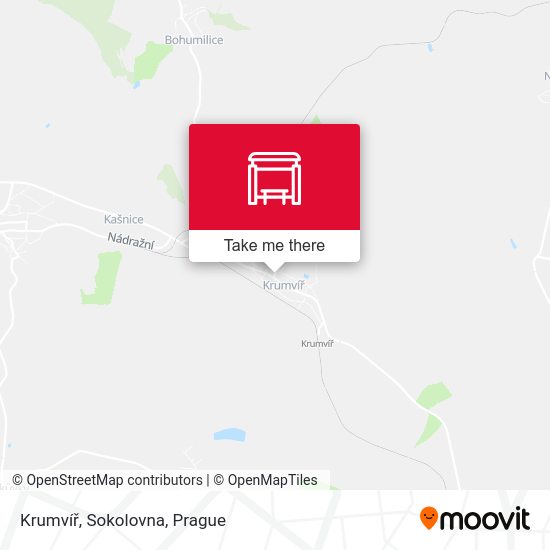 Krumvíř, Sokolovna map