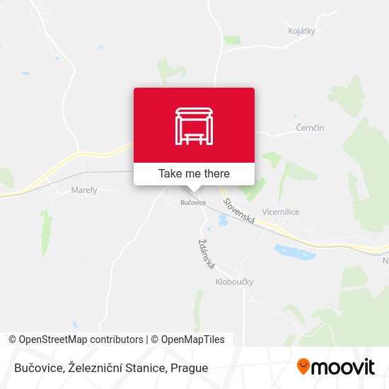 Bučovice, Železniční Stanice map