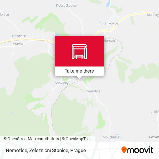 Nemotice, Železniční Stanice map