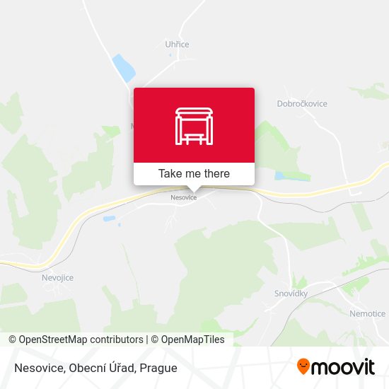 Nesovice, Obecní Úřad map