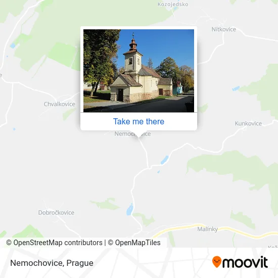 Карта Nemochovice