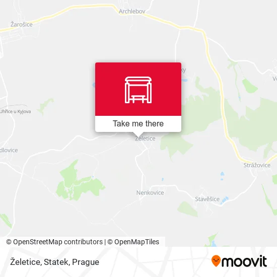 Карта Želetice, Statek