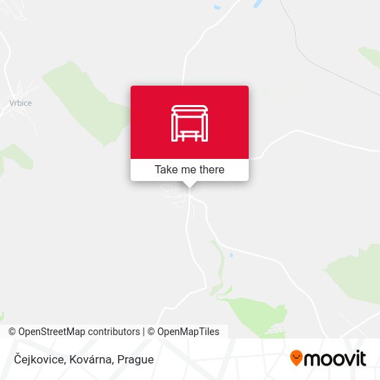Карта Čejkovice, Kovárna